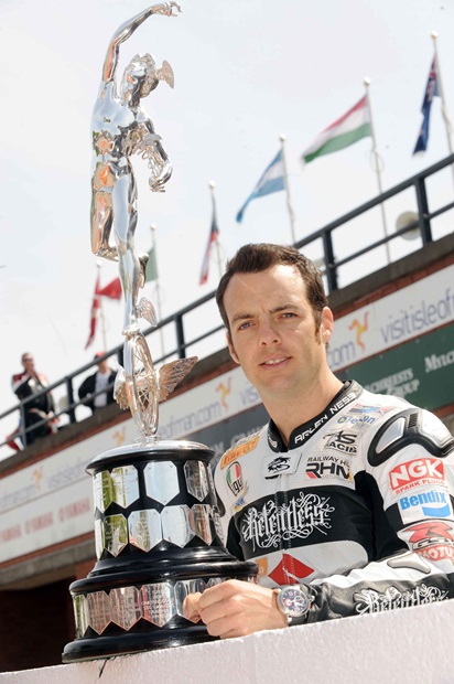 Cameron Donald, who lapped the Isle of Man TT course at 131.457mph on Thursday evening (Stephen Davison/Pacemaker Press International)